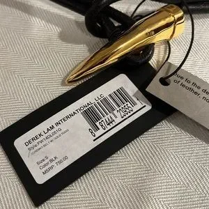 Derek Lam | Accessories | Derek Lam Black Leather Belt With  display picture 1